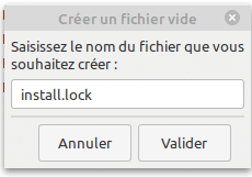 Verrouillage par Filzilla 2